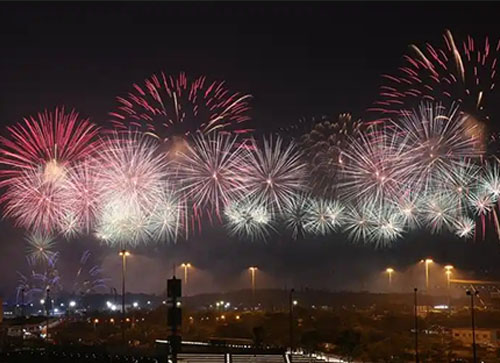 马山县焰火晚会